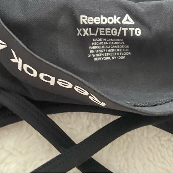Black Reebok sports bra - Picture 3 of 3